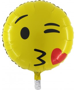 Emoji Kiss 45CM Vendu Gonfle