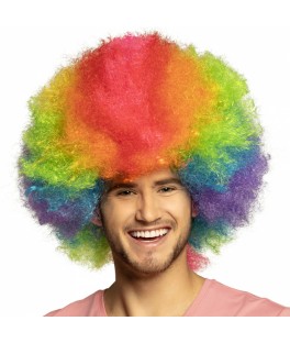 Perruque Clown Rainbow