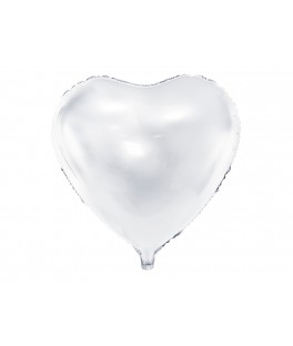 Ballon Coeur Blanc 61CM