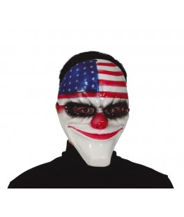 Masque Clown États-Unis Pvc