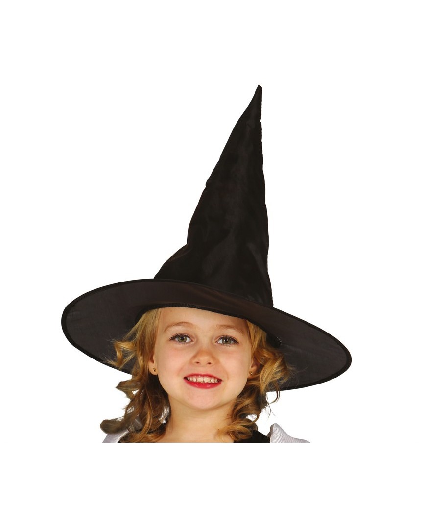 Chapeau De Sorcière Halloween - Polyester Et Tulle, Bord Large - Taille Unique Adulte/ado - Pour Déguisement, Fête, Photo
