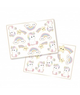 Stickers baby licorne X25pcs