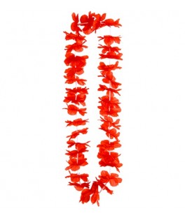 Collier hawaien rouge
