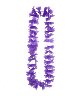 Collier hawaien violet