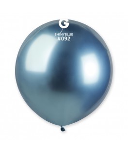 Ballons shiny 48cm x25 bleu