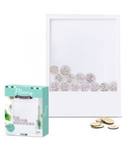 Memory guest book frame