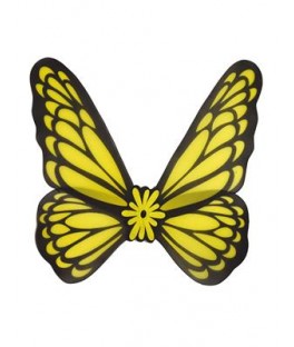 Ailes papillon jaune 73x76cm