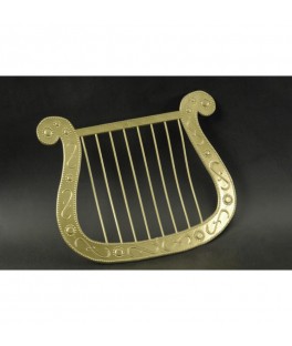 Harpe, dorée plastique