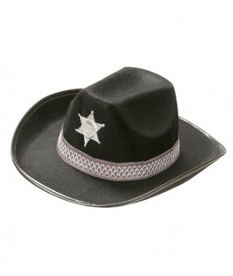 Chapeau de sherif noir