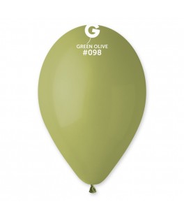Ballon vert olive x10 30cm