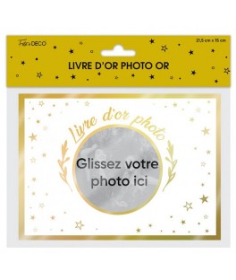 Livre d'or photo or