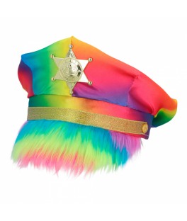 Casquette shérif rainbow