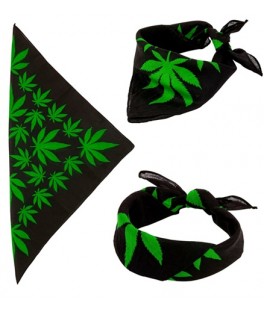 Bandana cannabis 55x55cm...