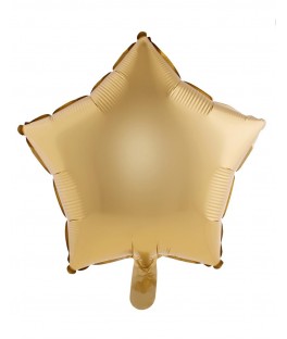 Ballon alu étoile 45cm gold
