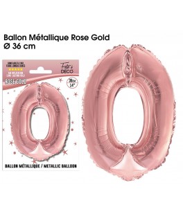 Ballon chiffre 41 cm rose...
