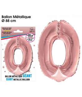 Ballon chiffre 86 cm rose...