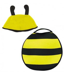 Bonnet et bavoir abeille