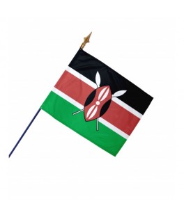 Drapeau à main Kenya (30 x...