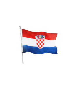 Drapeau à main Croatie (30...