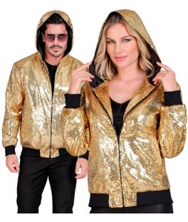 Bomber paillettes or