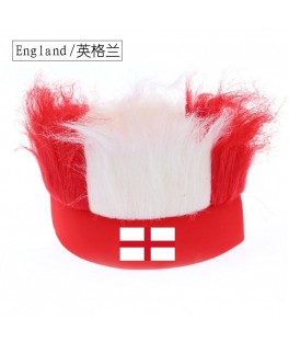 Supporter fan wig Angleterre