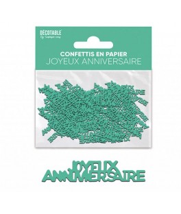 Confettis anniversaire papier