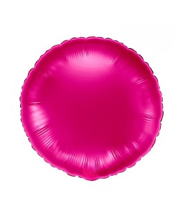 Ballon rond 46 cm magenta -...