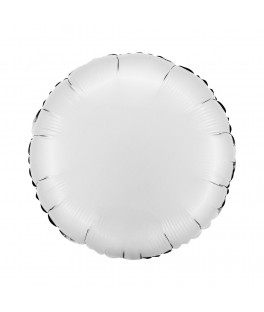 Ballon rond 46 cm blanc -...
