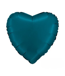 Ballon cœur 46 cm bleu...
