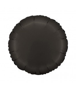 Ballon rond 46 cm noir fumé...