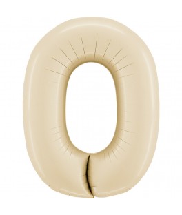 Ballon foil 102 cm crème -...