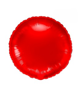 Ballon rond 45 cm rouge -...