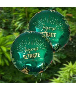 Ballon métal joyeuse retraite