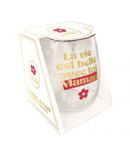 Verre à eau maman