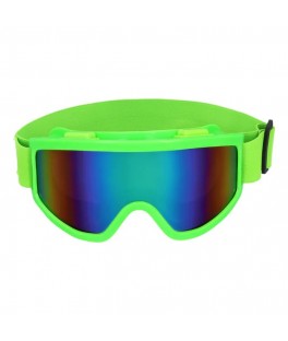 Lunettes de ski vert fluo