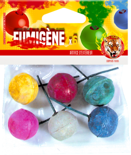 Boule fumigènes x6...