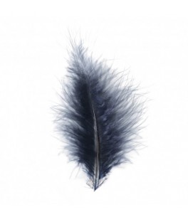5 PLUMES  BLEU 10-15CM
