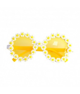 Lunettes marguerites hippie