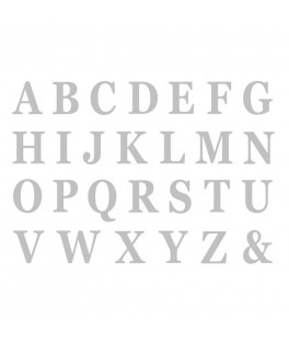 Set 48 lettres adhésives...