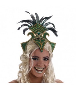 Coiffe carnaval de bahia vert