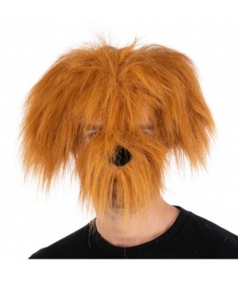 Masque chien brun