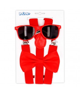 Set d'accessoires rouge