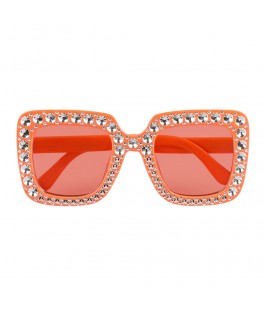 Lunettes Bling bling orange