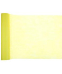 Chemin de table intissé Jaune