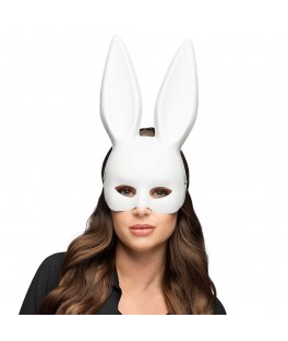 Demi-masque Bunny blanc