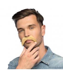 Moustache blonde
