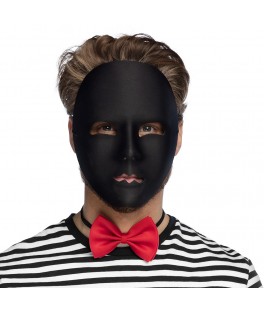 Masque Visage Mime noir