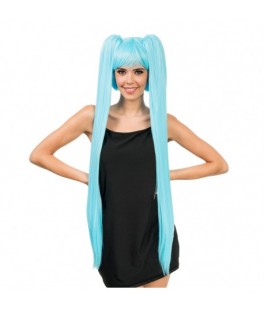 PERRUQUE HANA COSPLAY BLEUES