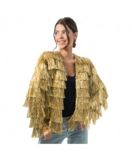 Veste à franges Or