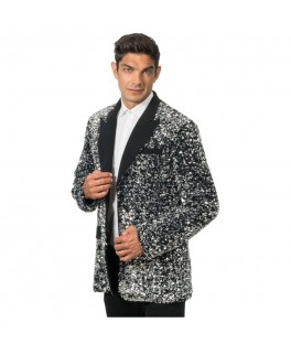 Veste velours Noir et...